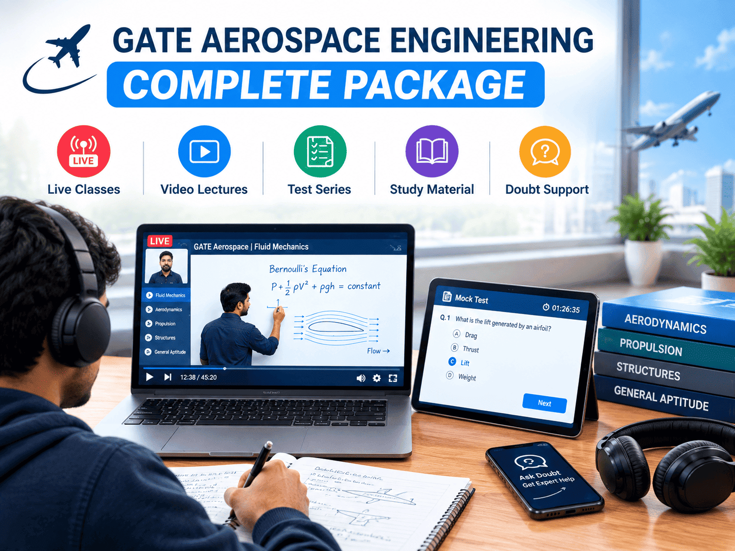 GATE Aerospace Engineering Complete Package