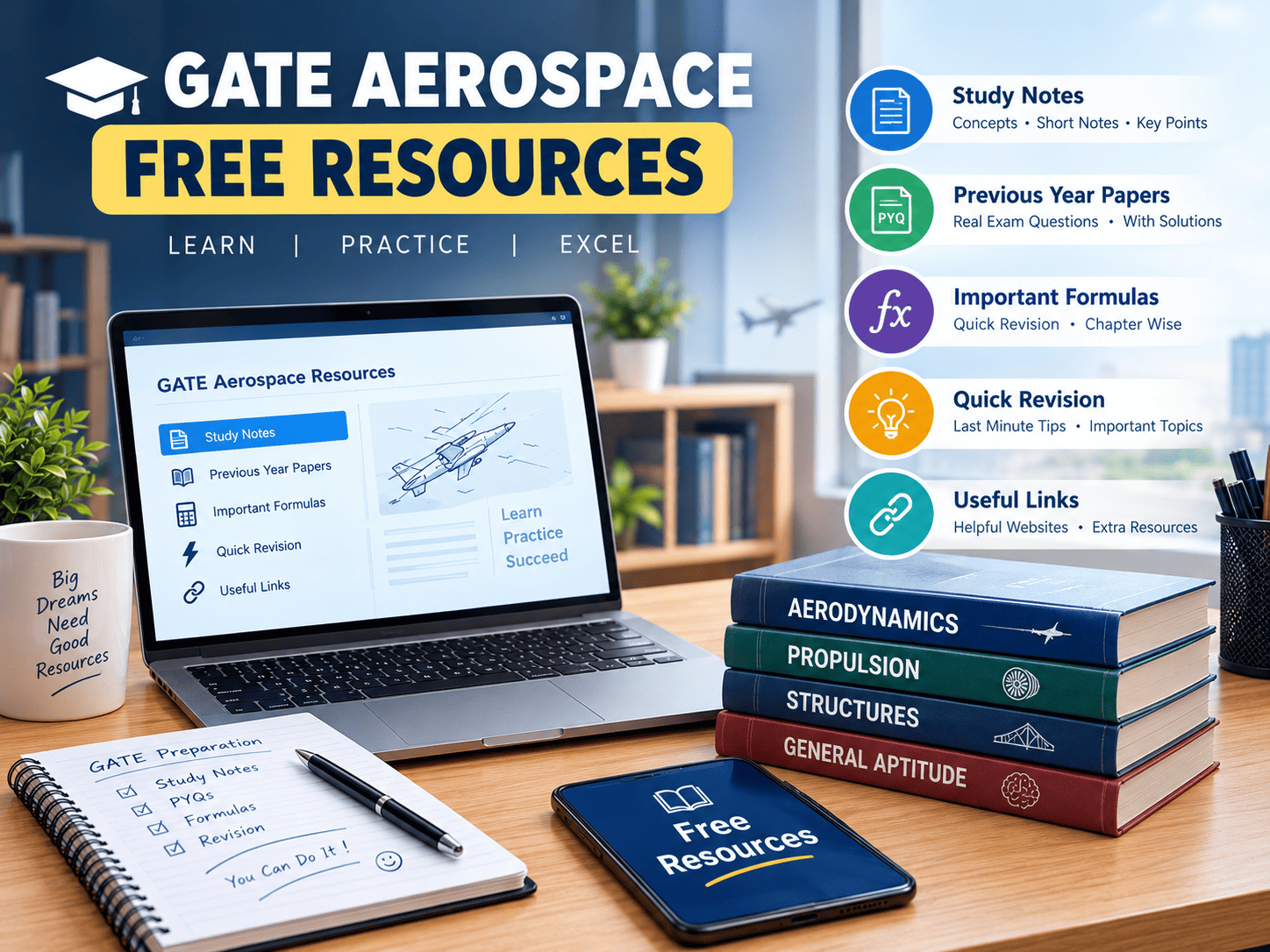 GATE Aerospace Free Resources